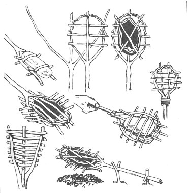 costruire una griglia, barbecue, trapper